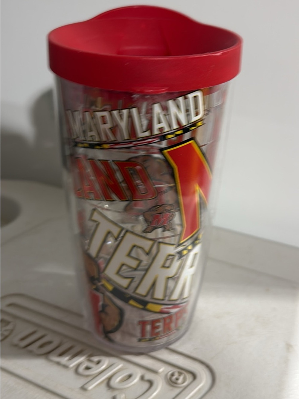tervis Red Maryland Terrapins Travel 16oz Tumbler